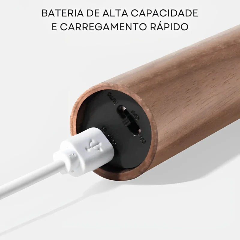 Luminária LED Recarregável | Sensor de Movimento e Design Minimalista