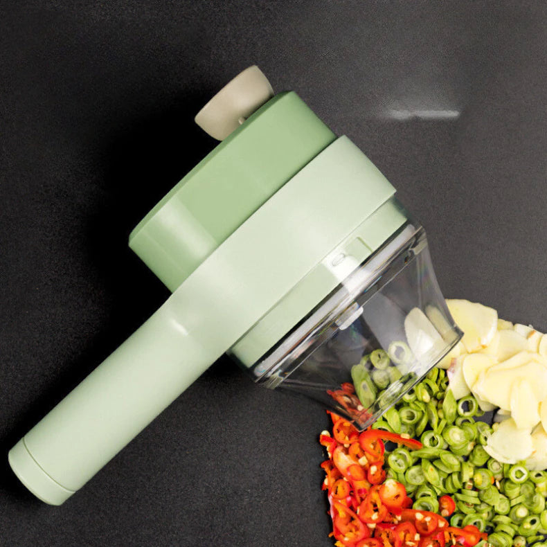 PowerChop 4 em 1 – Cortador e Triturador Elétrico Sem Fio 200ml