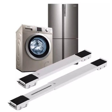 Suporte Universal Ajustável | Base Reforçada p/ Máquina de Lavar e Geladeira