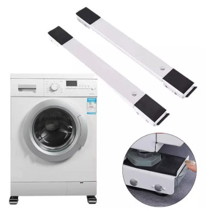 Suporte Universal Ajustável | Base Reforçada p/ Máquina de Lavar e Geladeira