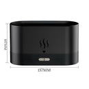 Difusor de Aromaterapia 2 em 1 FlameAroma – Umidificador com Efeito de Chama (200ml)